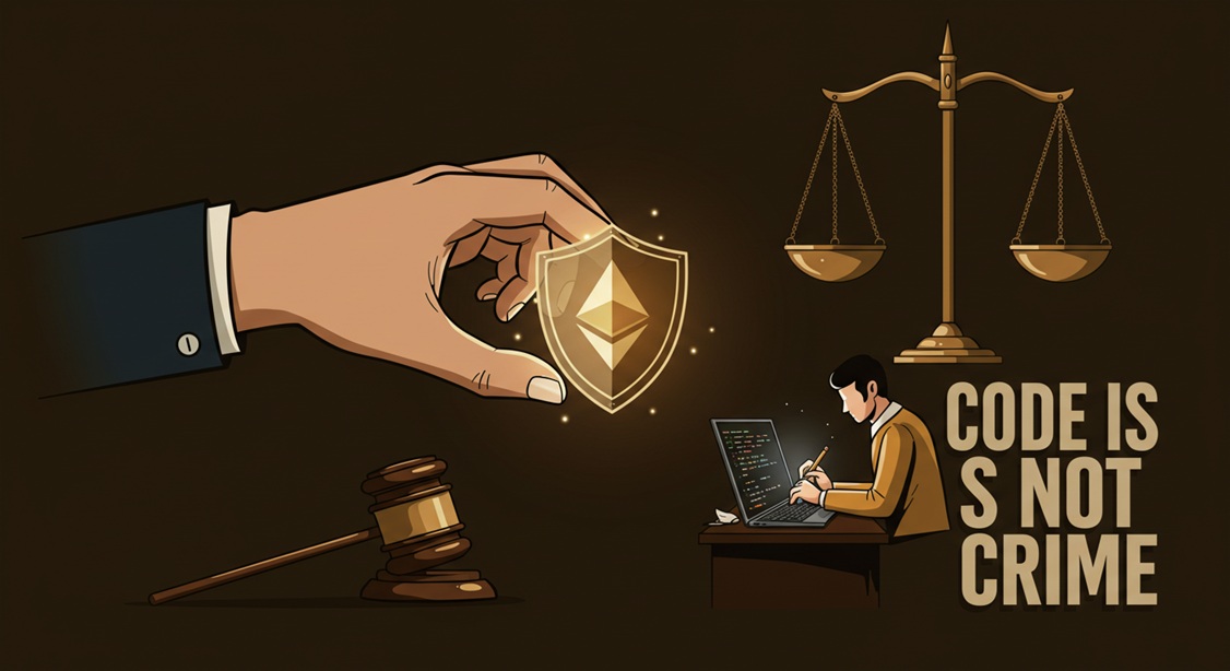 이더리움 재단, 토네이도 캐시 개발자 법률 지원…’코드는 죄가 아니다’ 천명